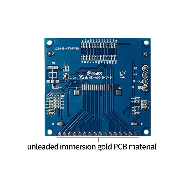 128x64 Dot Matrix COG White LED (6)