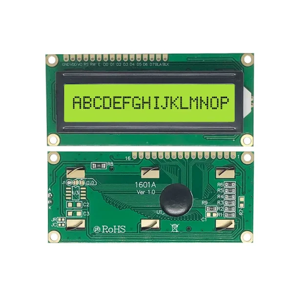 16X1 Monochrome Character Lcd Display (2)