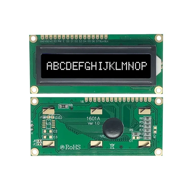 16X1 Monochrome Character Lcd Display (4)