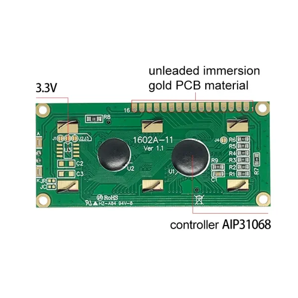 1601A 11 Character type LCD display (4)