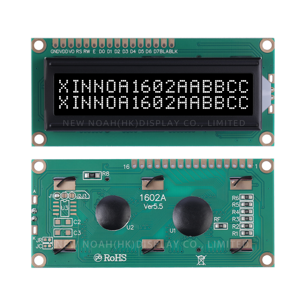 BTN Black Film 1602A Character Display Screen 1602 16 PIN ST7066 Multi Language Module COB LCD Module - Image 3