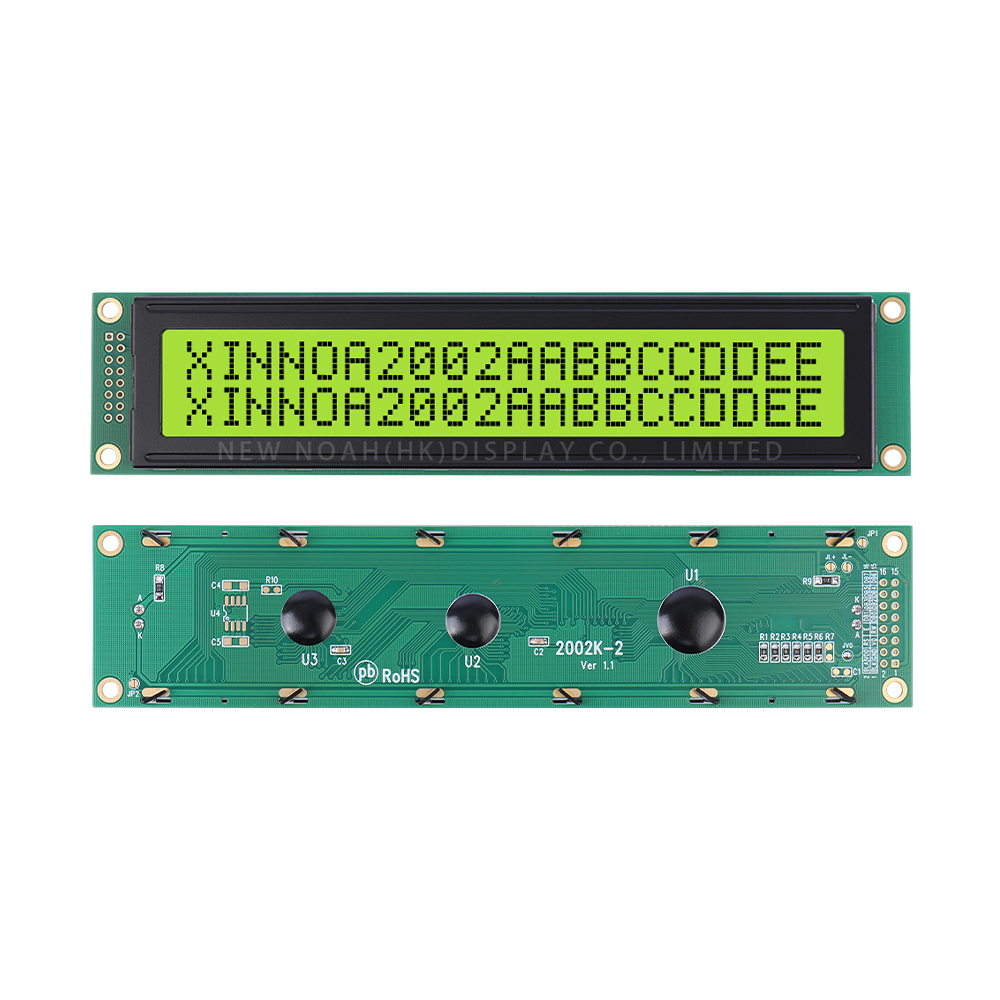 Yellow Green Film 2002K-2 Large Screen LCD Module LCM Screen ST7066U Equipped With Built-In LED Backlight - Image 3