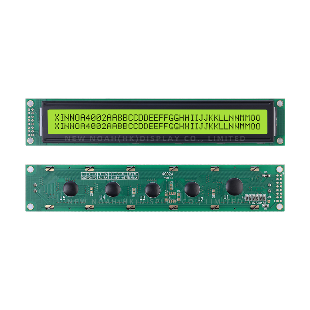 Yellow Green Film 4002A LCD Screen Module Multiple Languages LCD Character Dot Matrix Screen - Image 3