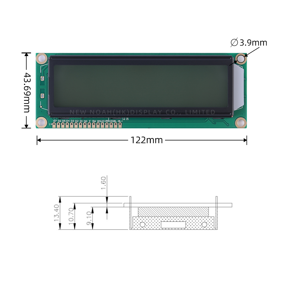 Russian Gray Film 1602B LCD Display Screen ST7066U Large Character LCD Display - Image 4