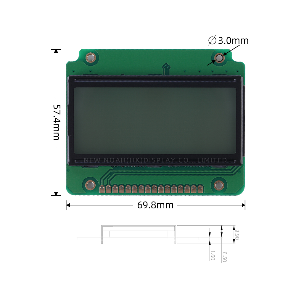 Russian Gray Film 1604B Liquid Crystal Display 16PIN ST7066U Character LCD Screen Quality Assurance - Image 4
