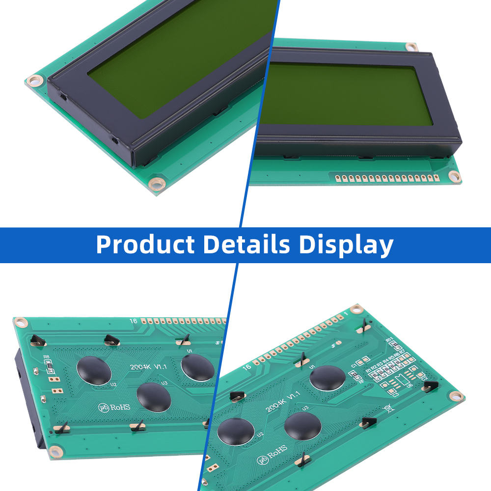 Russian Yellow Green Film 2004K ST7066U Wide Angle Intelligent Electronic LCD Module - Image 5