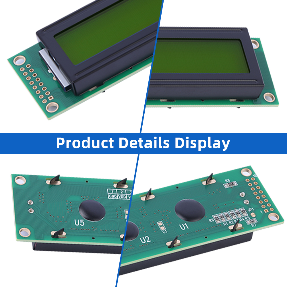 Yellow Green Film 4002A LCD Screen Module Multiple Languages LCD Character Dot Matrix Screen - Image 5