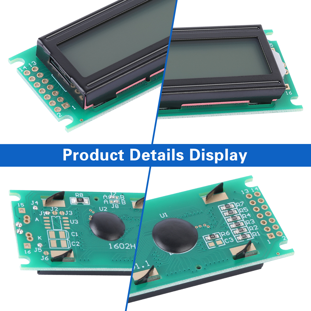 Gray Film 1602H LCD Display Screen ST7066U 14PIN Dual Row Interface Quality Assurance - Image 5