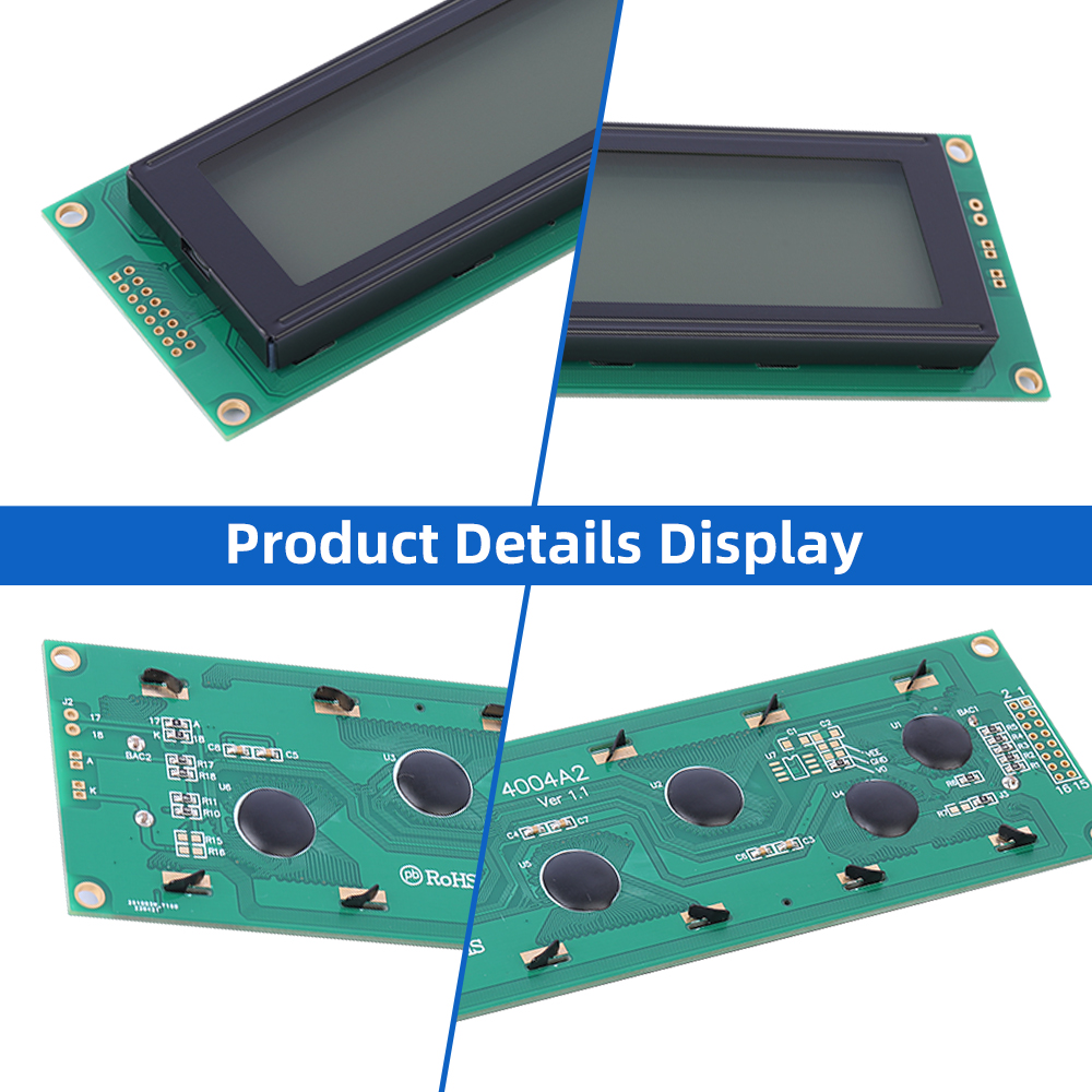 Gray Film 4004A2 LED LCD Module 4X40 190*54*13.1MM 16PIN Interface Module ST7066U Display Screen - Image 5