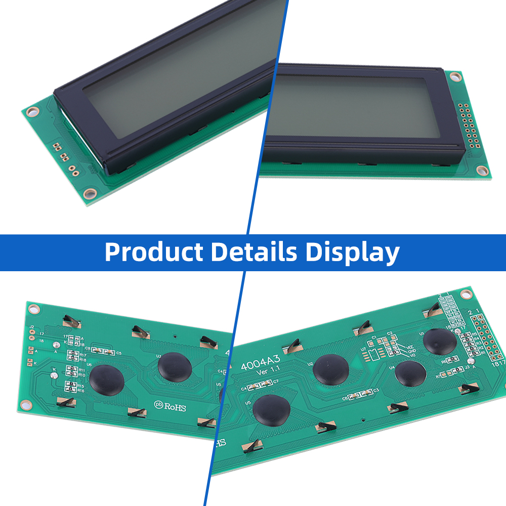 Gray Film 4004A3 Display Screen 4X40 ST7066U With LED Backlight Character Module Support Scheme Development - Image 5