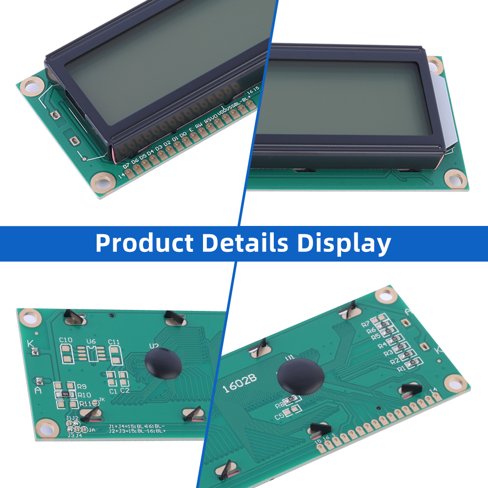 Russian Gray Film 1602B LCD Display Screen ST7066U Large Character LCD Display - Image 5