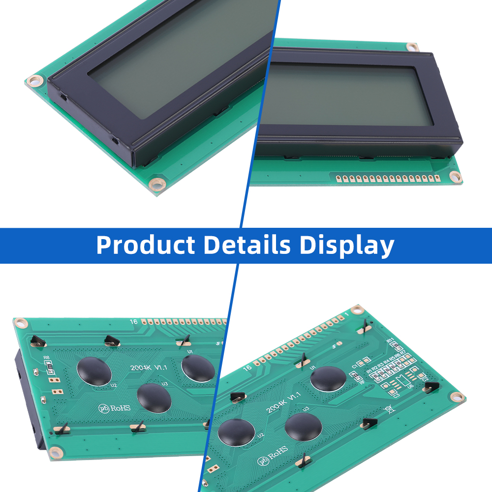 Russian Gray Film 2004K Character LCD 16PIN Interface Module ST7066U Liquid Crystal Display - Image 5