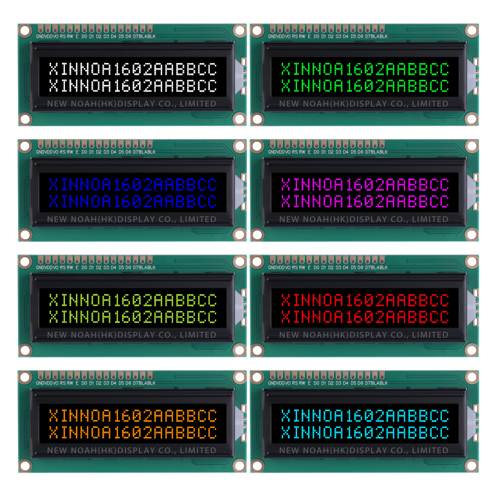 BTN Black Film 1602A Character Display Screen 1602 16 PIN ST7066 Multi Language Module COB LCD Module - Image 6