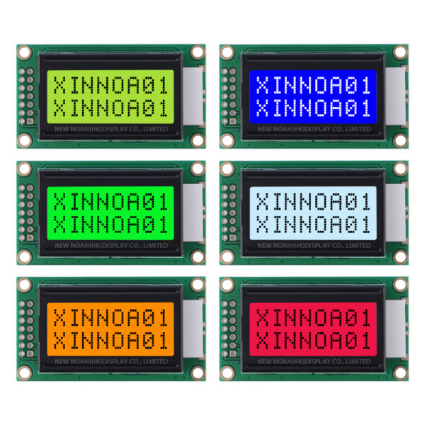 Gray Film 0802B-2 3.3V Character LCD Module 0208 LCD 14 PIN ST7066 8X2 LCD Portable Display Module - Image 6