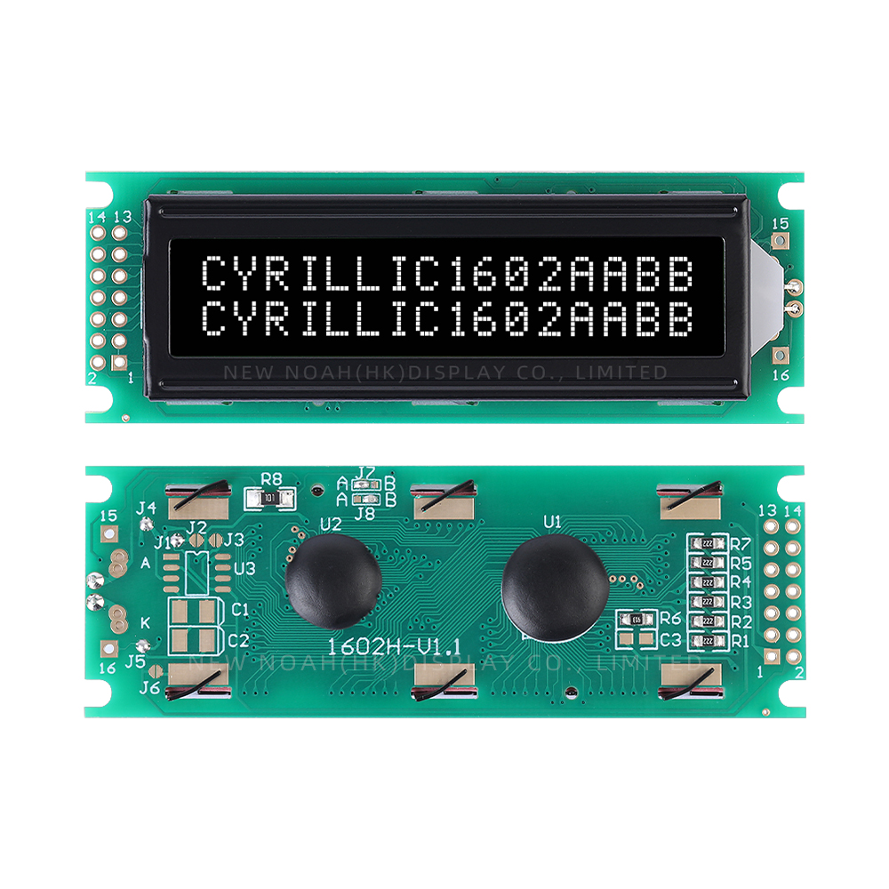 Cyrillic BTN Black Film 1602H Character LCD Screen ST7066U Multiple Languages To Choose From - Image 3