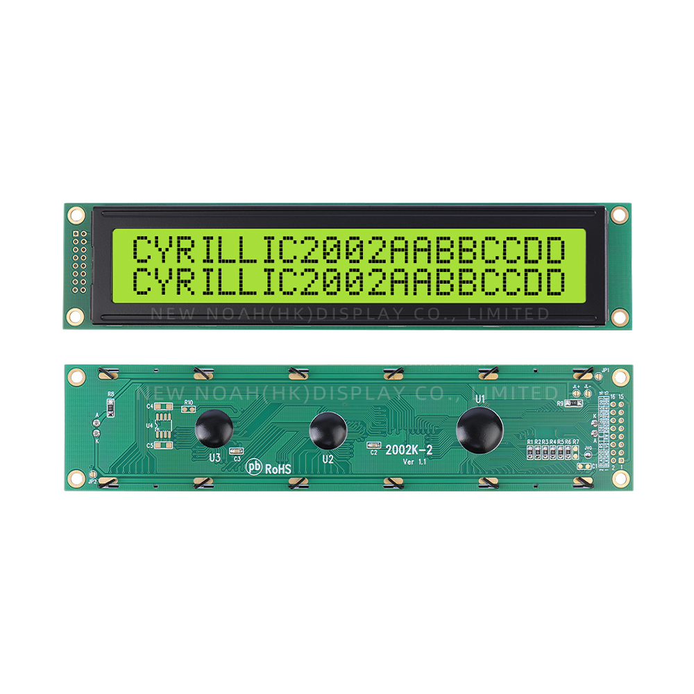 Cyrillic Yellow Green Film 2002K-2 Character LCD Module LCD2002 3.3V/5V ST7066U - Image 3