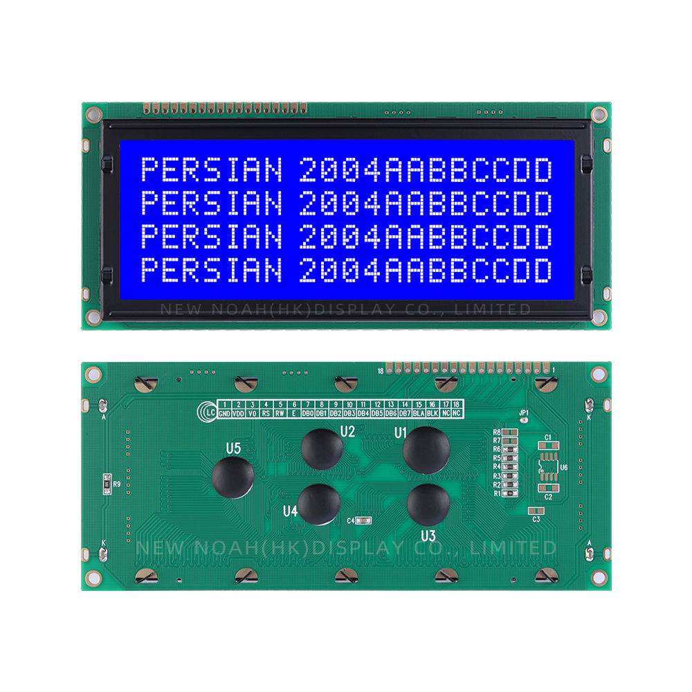 Persian Blue Film White Letters 2004C-3 LCM LCD Display Standard Interface Module - Image 3