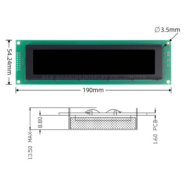 Persian BTN Black Film 4004A5  LCD Display Module LED Backlit Character Screen ST7066U - Image 4