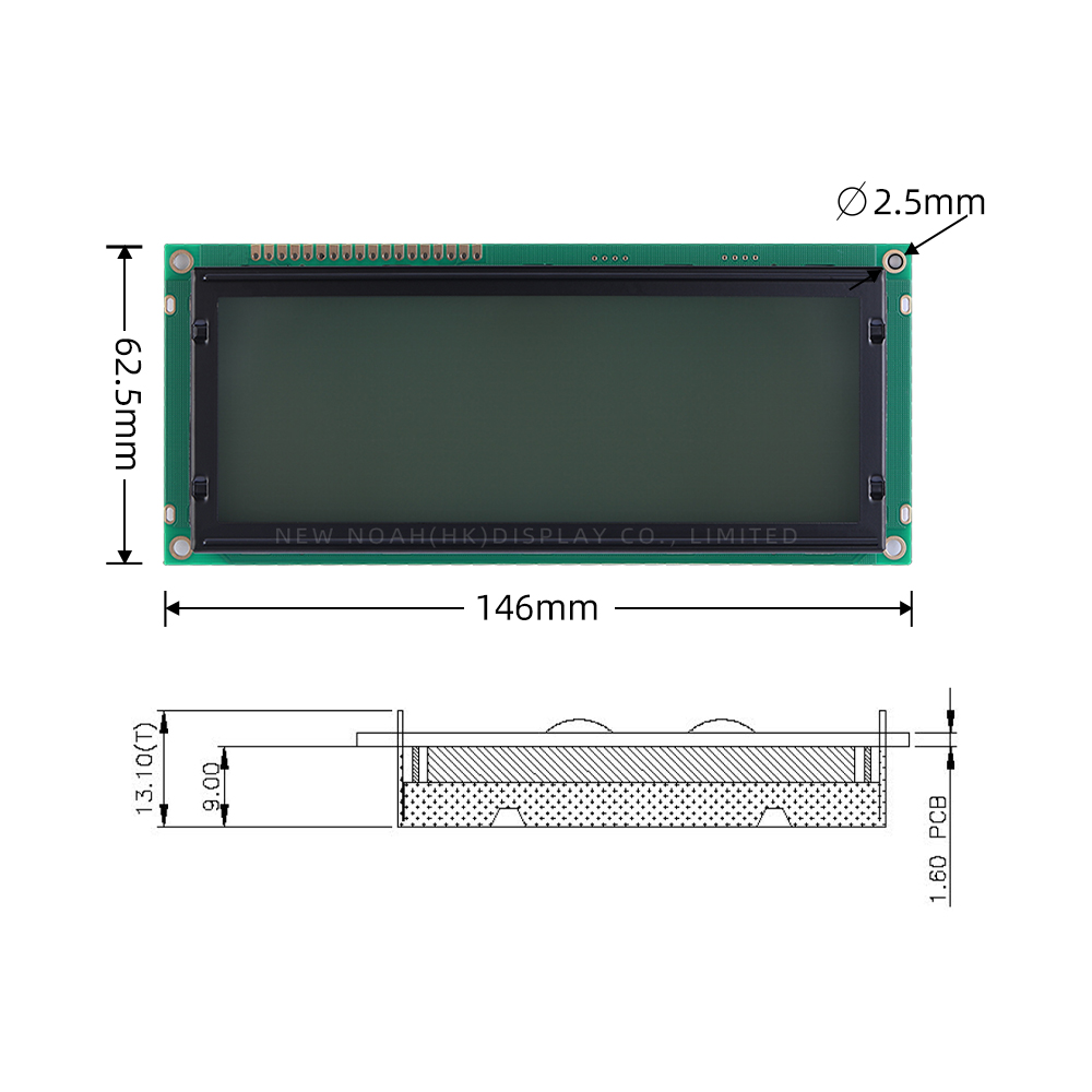 Persian Gray Film 2004C-3 Large Character LCD Module Character Module COB Module - Image 4