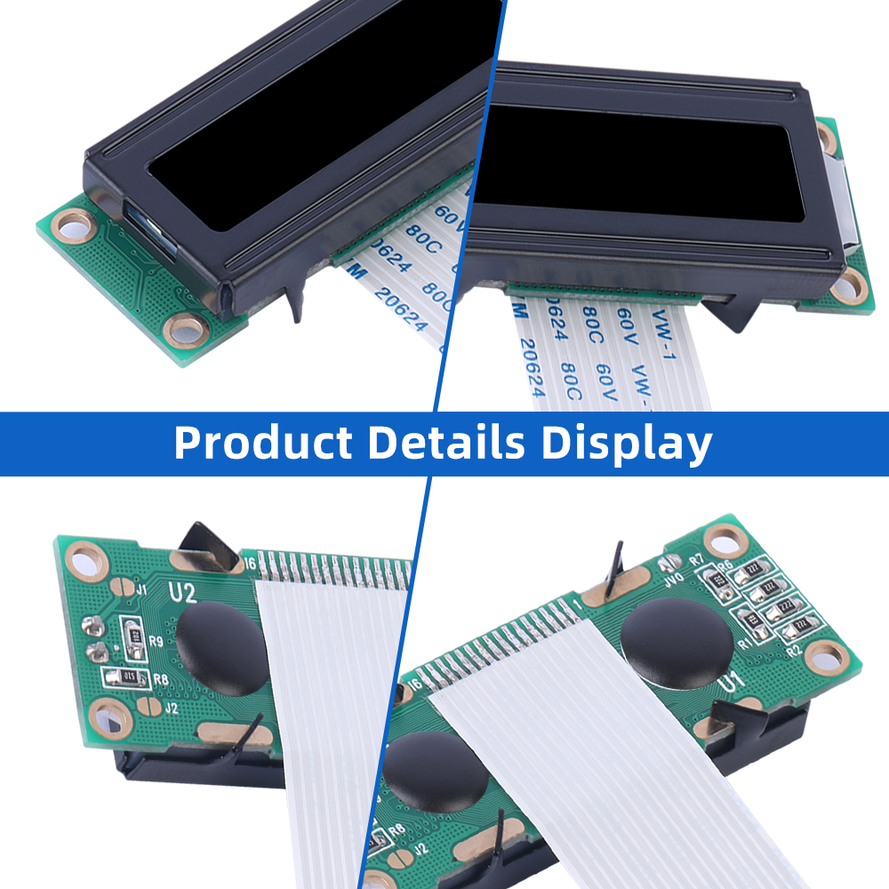 European DFSTN Black Film 1602A-20-2A Character LCD Module Industrial Grade Display Screen - Image 5