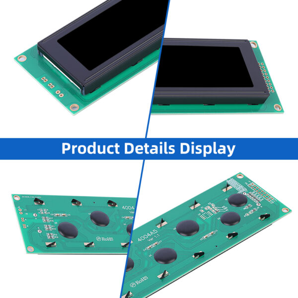 Persian BTN Black Film 4004A5  LCD Display Module LED Backlit Character Screen ST7066U - Image 5