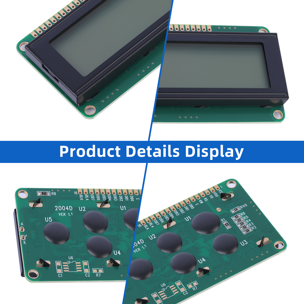 European Gray Film 2004D LCD LCM Display Module Dot Matrix Screen Interface Module - Image 5