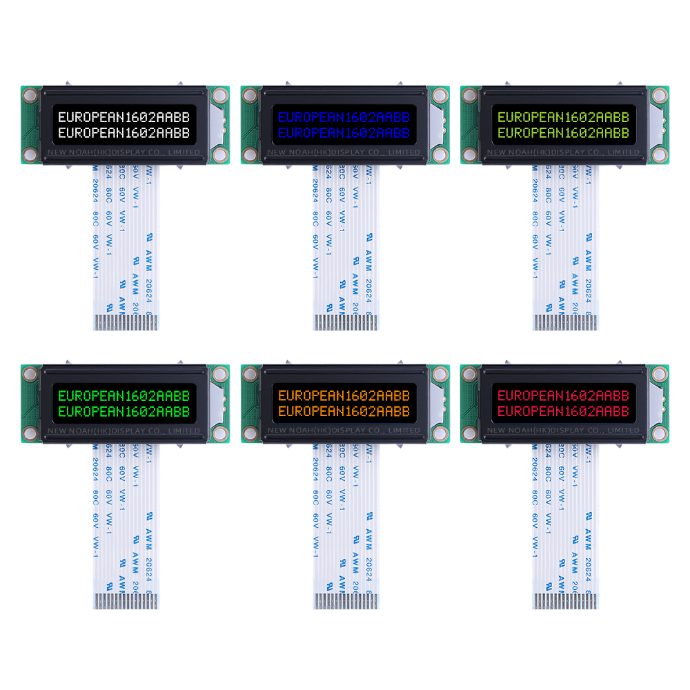 European DFSTN Black Film 1602A-20-2A Character LCD Module Industrial Grade Display Screen - Image 6