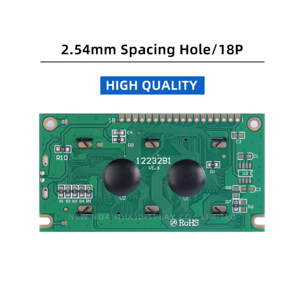 Blue Film 12232B1 LCD Screen High Brightness Screen Single Row Interface Module LCD Screen In Stock Module - Image 2