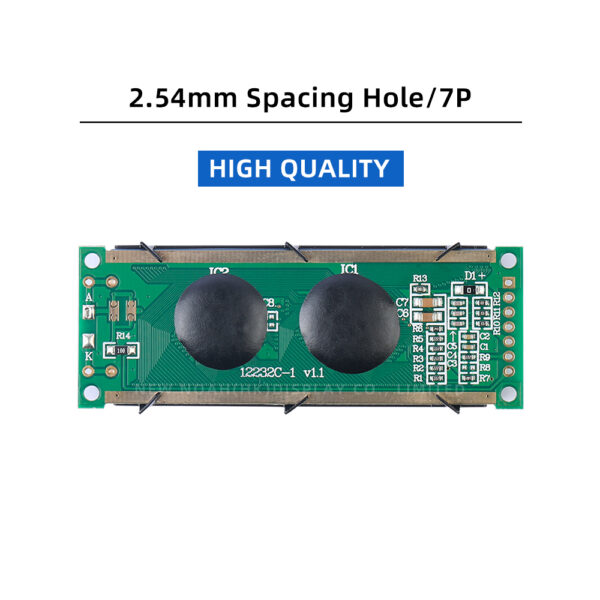 Blue Film 12232C-1 LCD Character Screen High Brightness LED Light Dedicated PCB Board Controller ST7920 - Image 2