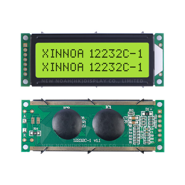 Yellow Green Film  Wholesale 12232C-1 LCD Screen SPI 7PIN Serial Interface Controller ST7920 - Image 3