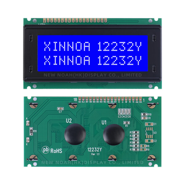 Blue Film 12232Y LCD Screen High Brightness Screen 122*32 Graphic Dot Matrix Screen LCM LCD Module - Image 3