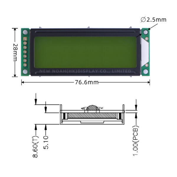 Yellow Green Film  Wholesale 12232C-1 LCD Screen SPI 7PIN Serial Interface Controller ST7920 - Image 4