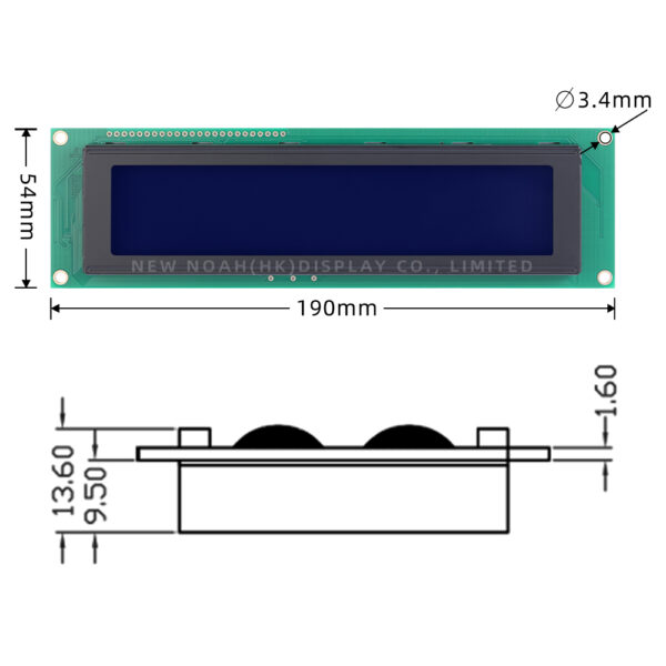 Blue Film 32064A P-1 Complete SubStitute For Atlas Air Compressor LCD KS0108 Controller - Image 4