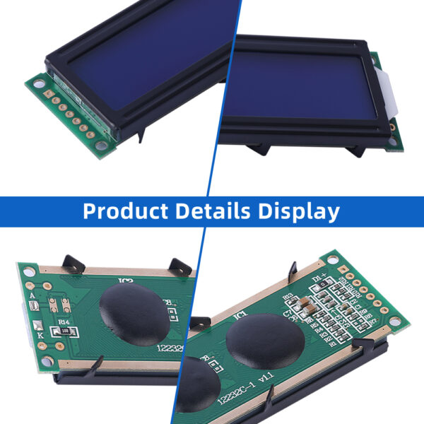 Blue Film 12232C-1 LCD Character Screen High Brightness LED Light Dedicated PCB Board Controller ST7920 - Image 5