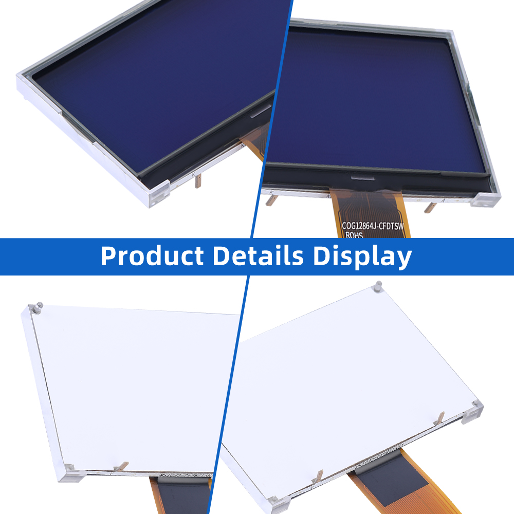 Blue Film COG12864J-CFDTSW Screen Display Graphic Cog Fog LCD With LED Backlight - Image 5