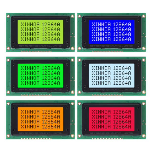 Blue Film Dots LCD Module 5V SBN0064 Parallel Port 12864A LCD Display With Backlight - Image 6